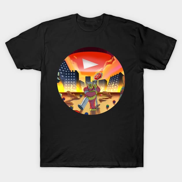 Semaj Protests YouTube T-Shirt by Schmeckle